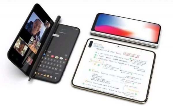 Concept iPhone pliable