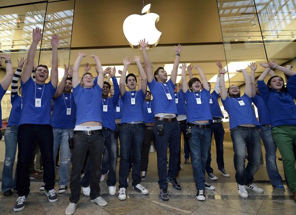 Fouille employés Apple