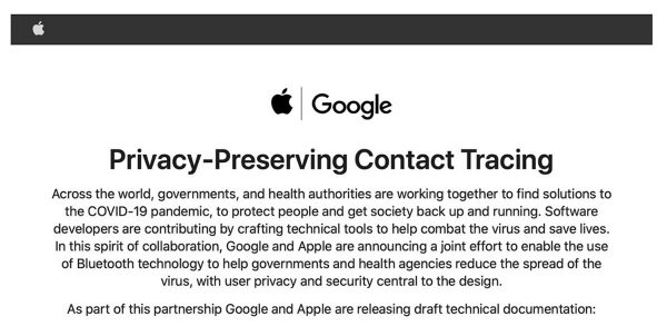 API Apple Google