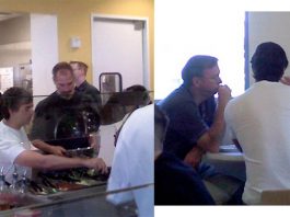 De rares photos de Steve Jobs déjeunant avec des dirigeants de Google