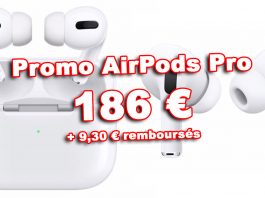 🔥 Promo : AirPods Pro à 186 € + jusqu’à 9,30 € remboursés