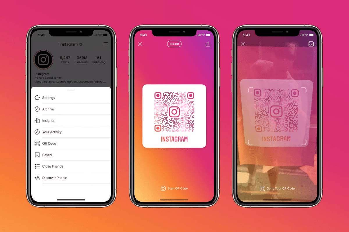 Instagram-QR-Code-universel