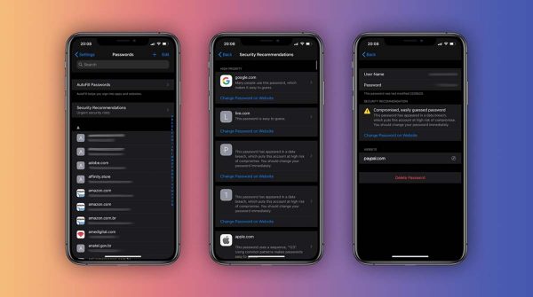 iOS 14 - trousseau iCloud