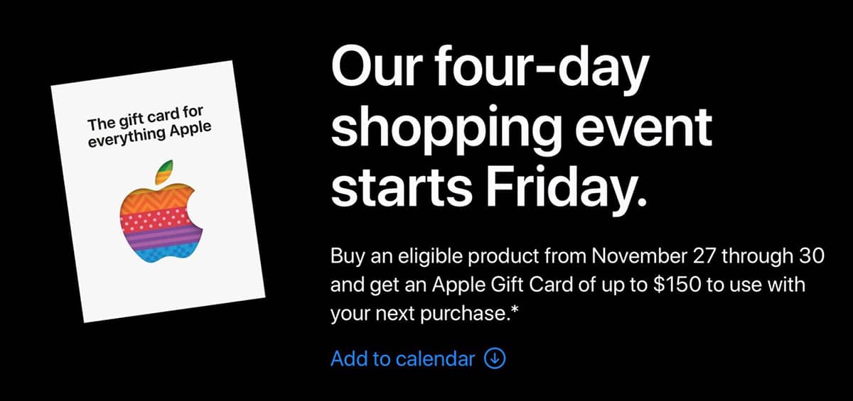 Black Friday Apple 2020