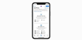 Apple App Store Connect Confidentialite