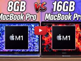 Performances Macbook Pro M1 8go Vs 16go Ram 4