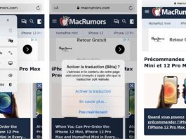 La traduction automatique arrive en bêta sur Safari sous iOS 14 Safari Traduction Beta Ios 14
