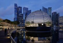Apple se classe deuxième dans le « Top Managed Company » Apple Marina Bay D20