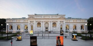 Apple Carnegie Library Building Outside Overview Mount Vernon Square