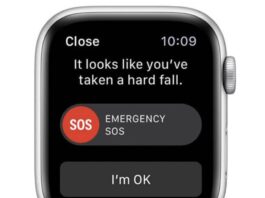 L’homme tombe dans la glace et est sauvé grâce à son Apple Watch Sos Apple Watch Cycliste