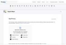 Apple publie les étiquettes de confidentialité de ses apps sur le site officiel etiquettes confidentialite apple m21