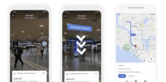 google maps navigation interieure ar 2