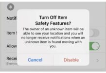 iOS 14.5 bêta 3 : la fonction « Item Safety » évite le stalking via les AirTags ios 14 5 beta 3 item safety stalking airtags
