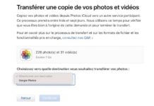 transfert photos icloud google