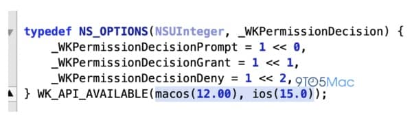 WebKit, iOS 15, macOS 12