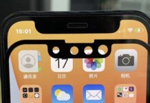 pretendue encoche iphone 13