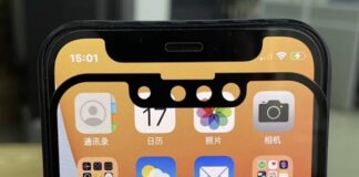 pretendue encoche iphone 13