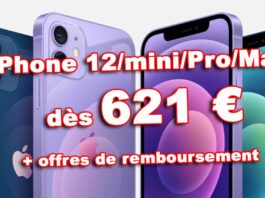 🔥 Promo : iPhone 12 mini à 621€ et iPhone 12/Pro/Max dès 739€ promos iphone 12 pro max mini a21