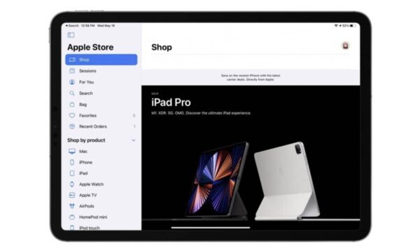 apple store ipad maj m21
