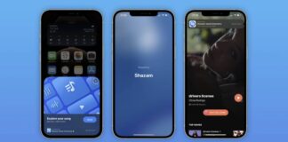 reconnaissance shazam application clip ios 14 6