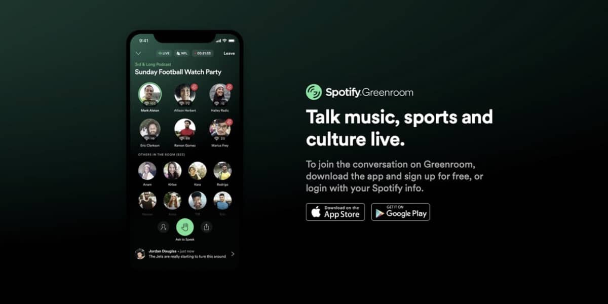 spotify greenroom