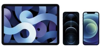 ipad air iphone 12 pro