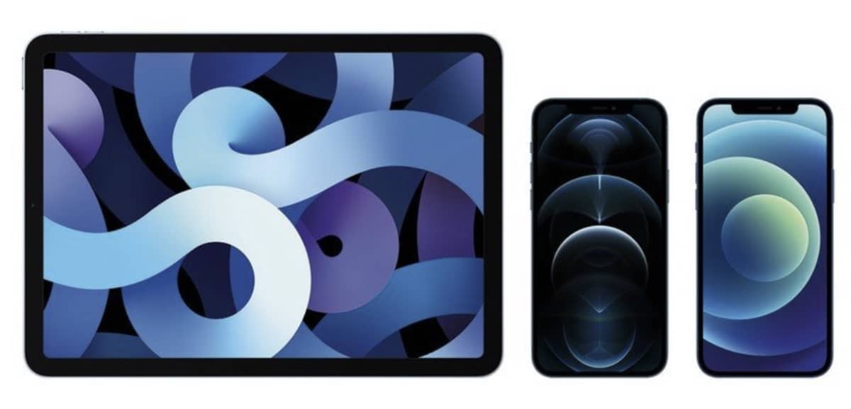 ipad air iphone 12 pro