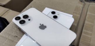 photo iphone 13 maquettte j21