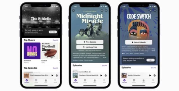 podcasts apple abos