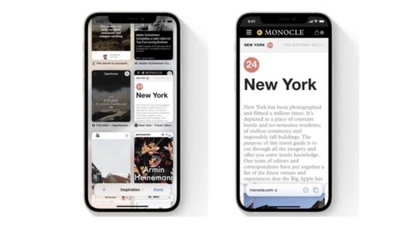 safari nouveautes ios 15