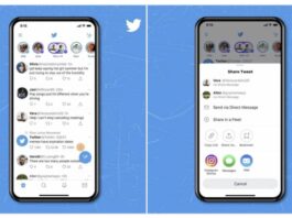 twitter ios partage instagram stories