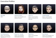 wwdc 21 dirigeants apple memoji