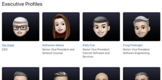 wwdc 21 dirigeants apple memoji
