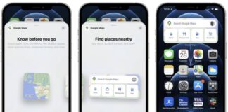 widgets google maps