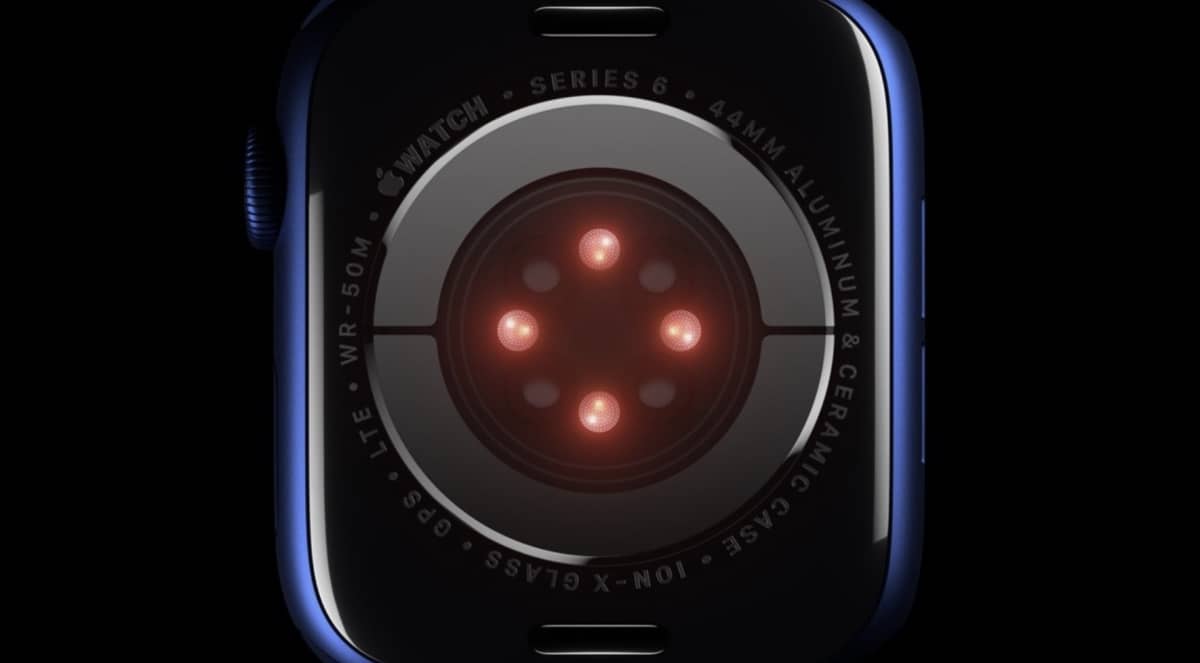 apple watch capteur oxygene
