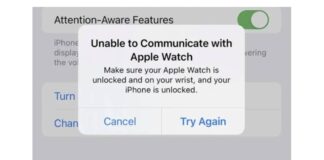 deverrouillage apple watch iphone 13