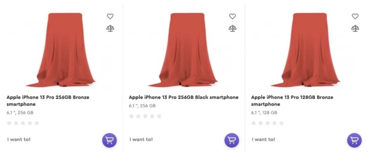 iphone 13 pro couleurs stockages