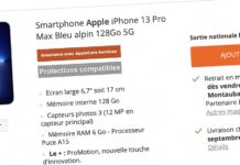 preco iphone 13 boulanger