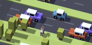 crossy road apple arcade