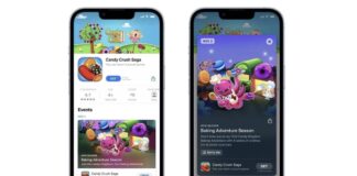premiers evenements in app app store