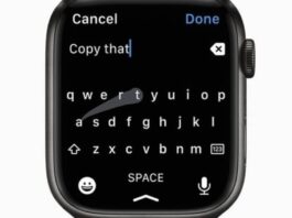 watchOS 8.1 modifie la saisie de texte sur Apple Watch watchos 8 1 scribble