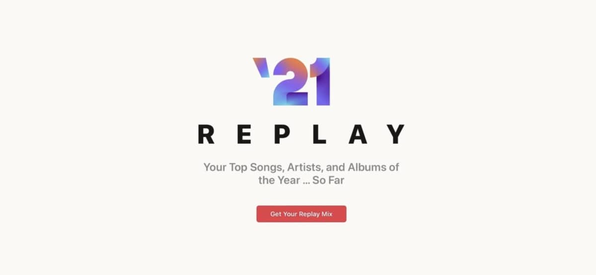 apple music replay 2021