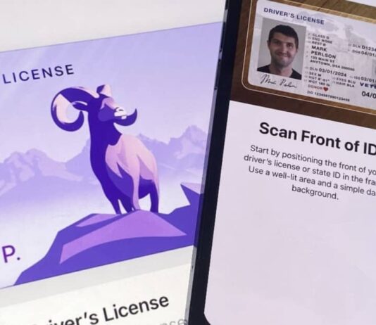 permis conduire wallet ios 15