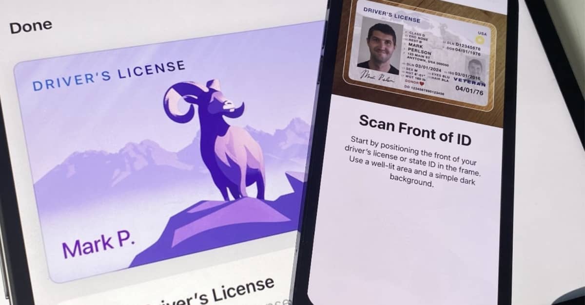 permis conduire wallet ios 15