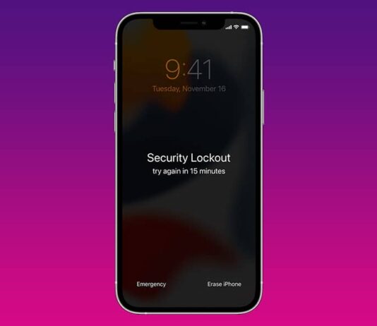 iOS 15.2 permet de réinitialiser l’iPhone et l’iPad verrouillés sans Mac ou PC ios15 iphone12 pro forgot passcode security lockout
