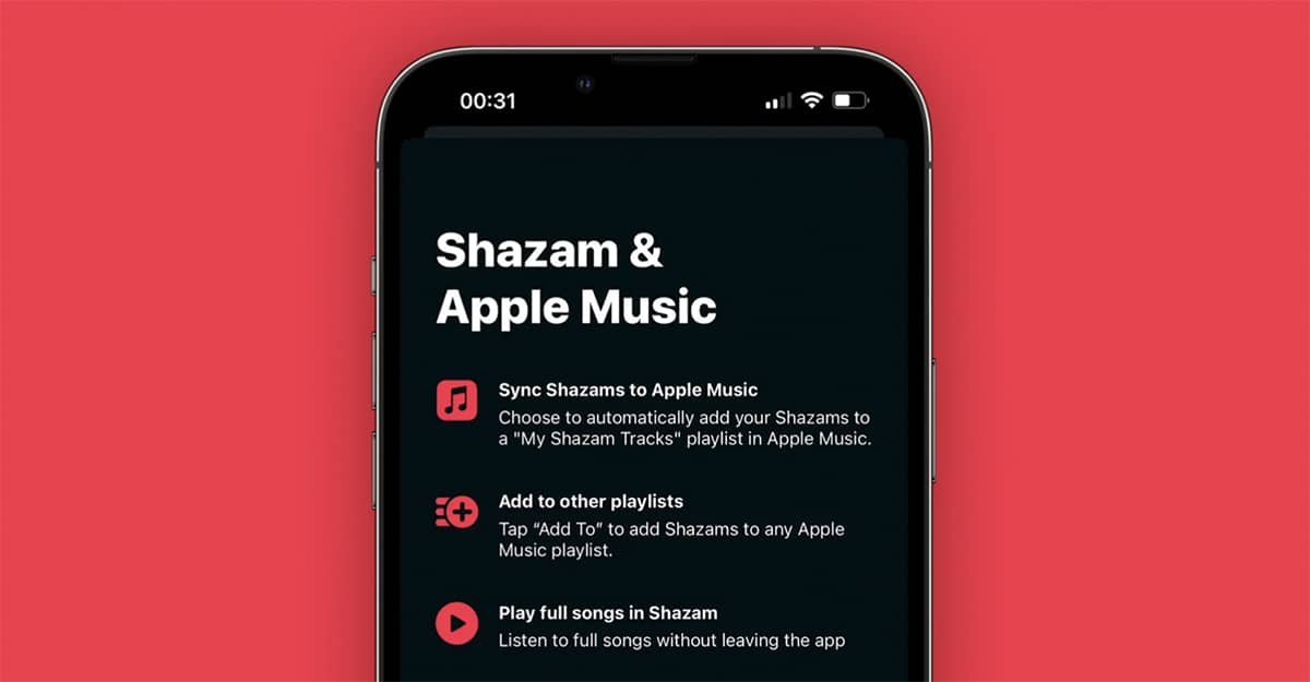 shazam apple ùusic d21