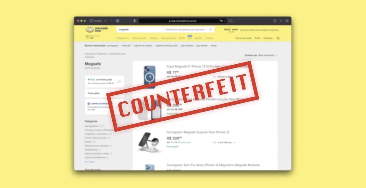 apple contrefacon
