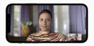 effet flou facetime