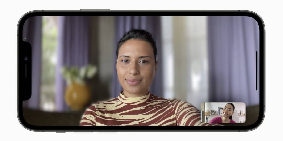 effet flou facetime