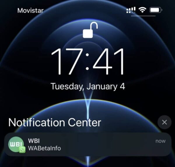 notifications whatsapp photo profil